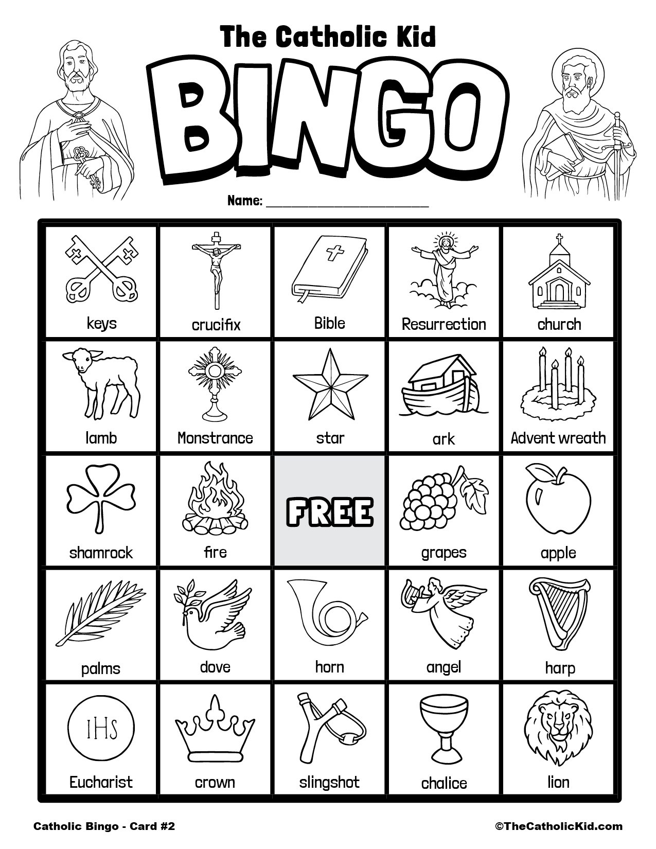 Catholic Bingo Cards Download Pack TheCathcolicKid Catholic Bingo Cards Download Pack TheCathcolicKid