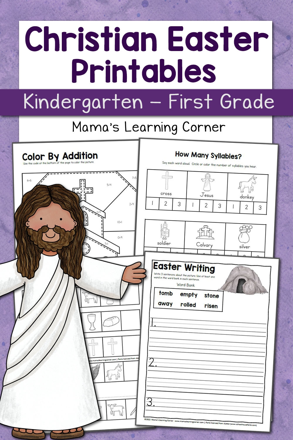 Christian Easter Worksheets For Kindergarten And 1st Grade Mamas 