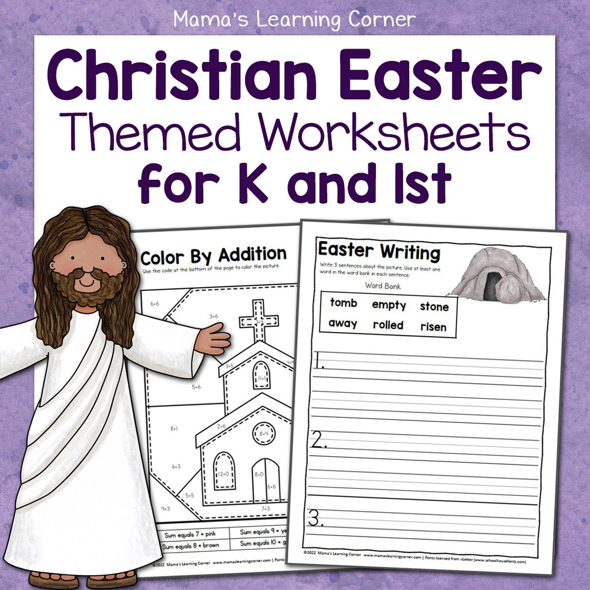 Christian Easter Worksheets For Kindergarten And First Grade Christian Easter Worksheets For Kindergarten And First Grade