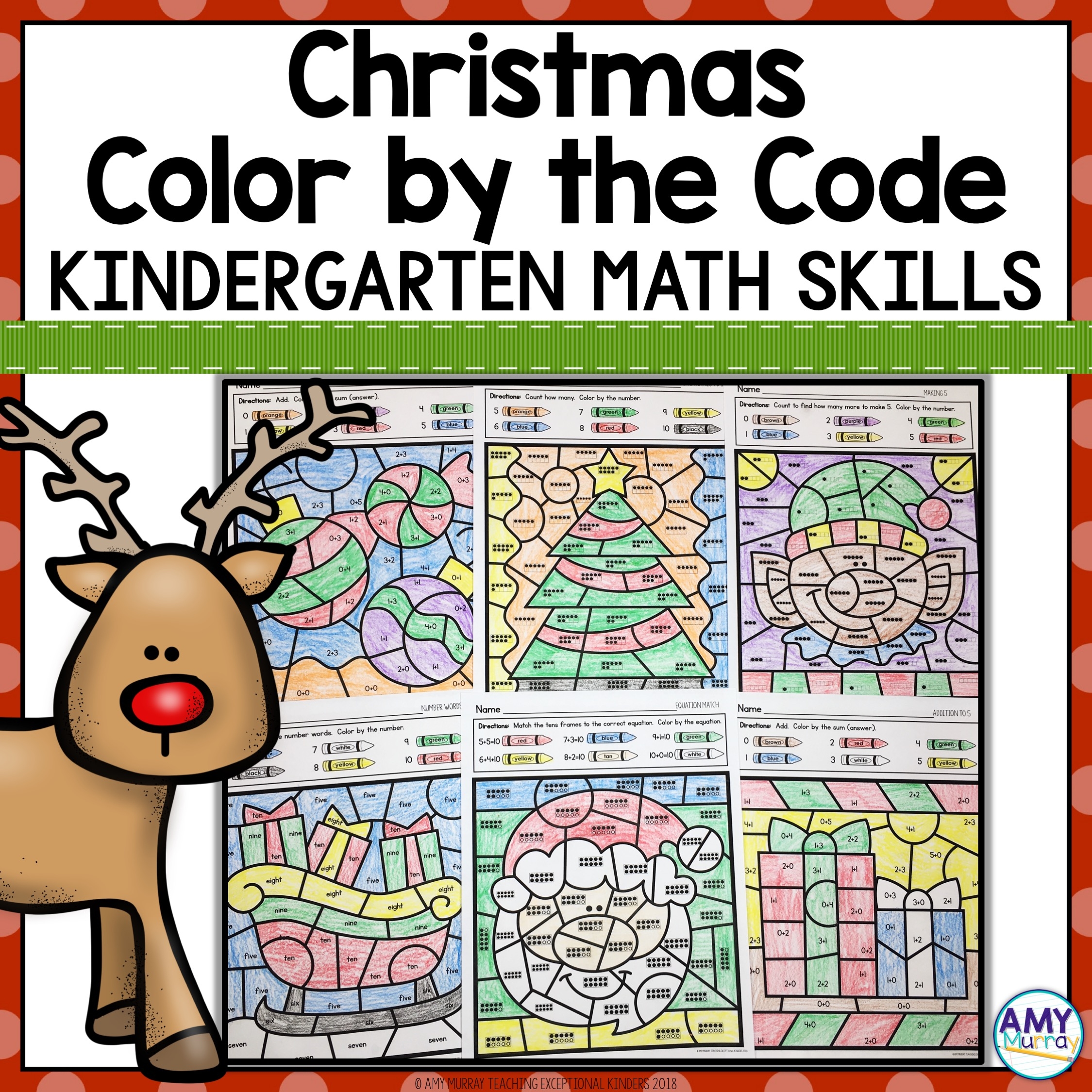Christmas Color By Number Kindergarten Math Worksheets Teaching Exceptional Kinders Christmas Color By Number Kindergarten Math Worksheets Teaching Exceptional Kinders