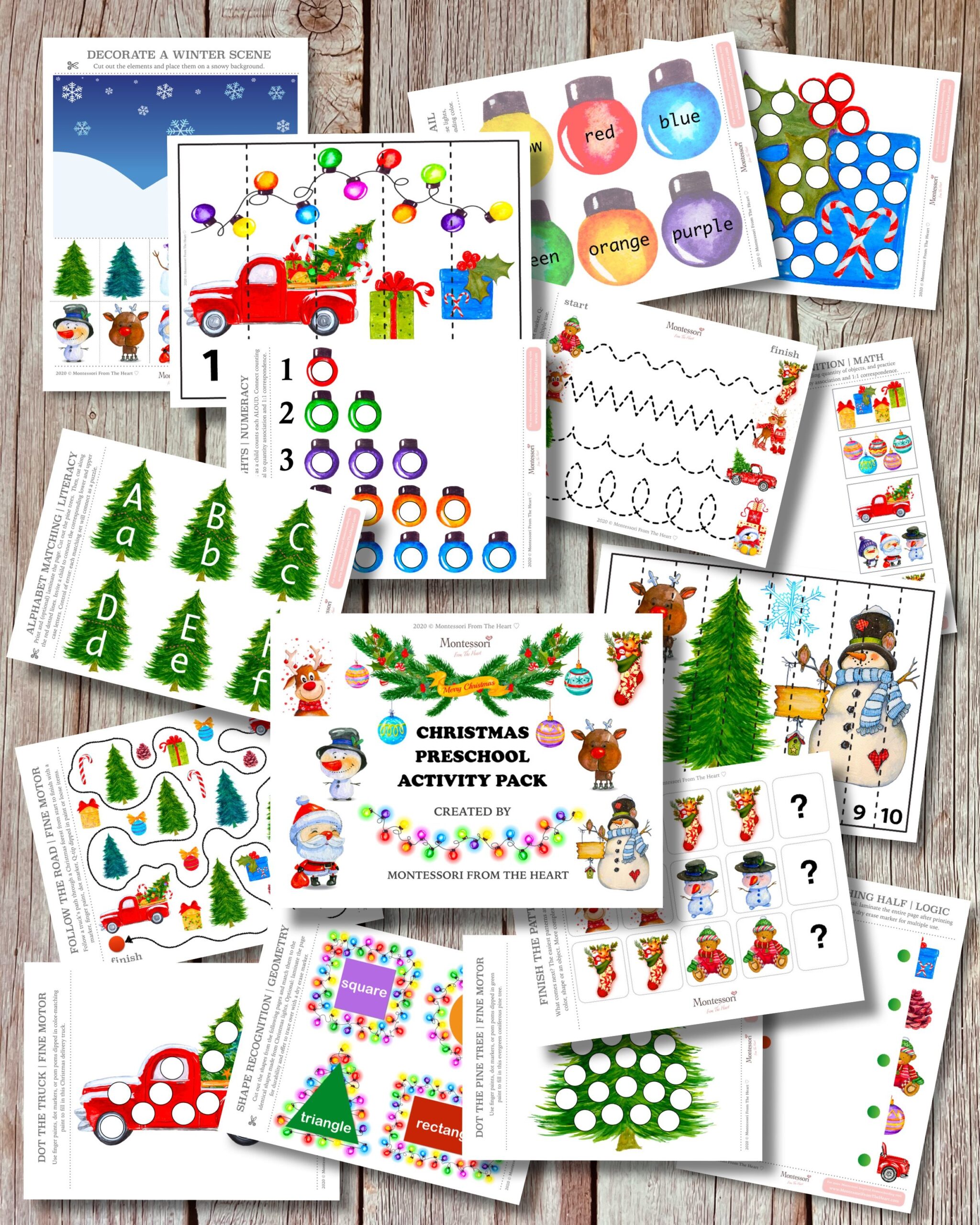 Free Printable Christmas Activities For Preschoolers