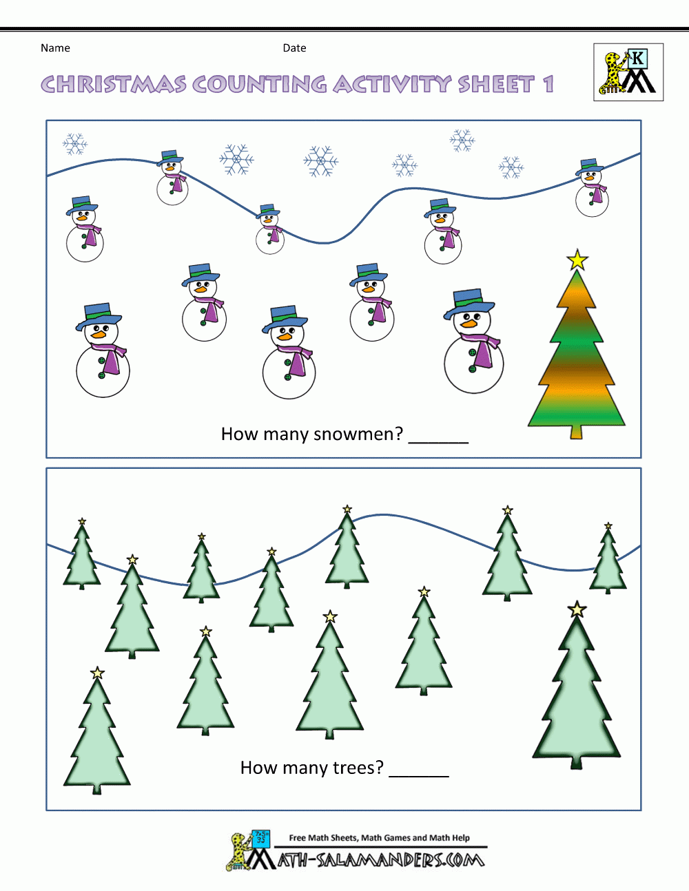 Christmas Math Worksheets For Preschool Christmas Math Worksheets For Preschool