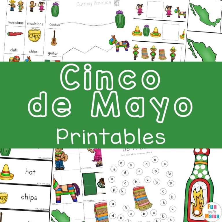 Cinco De Mayo Printable Pack Fun With Mama