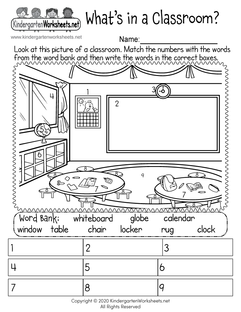 Classroom Objects Worksheet Free Printable Digital U0026 PDF Classroom Objects Worksheet Free Printable Digital U0026 PDF