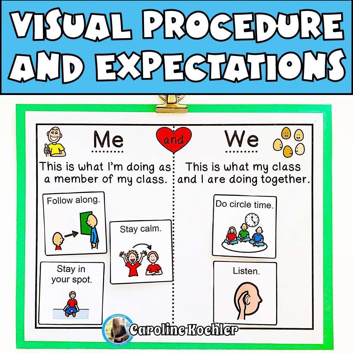 Printable Class Rules Preschool
