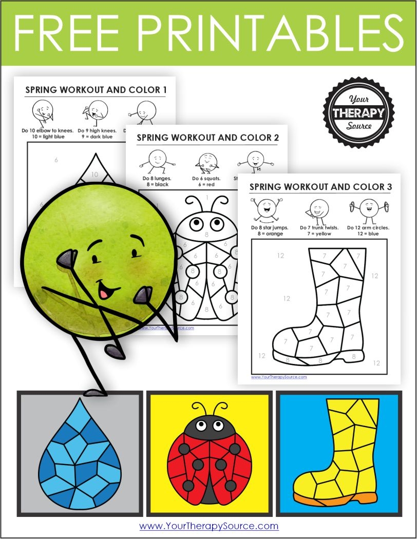 Color By Number Spring Worksheets FREE Printables Your Therapy Color By Number Spring Worksheets FREE Printables Your Therapy