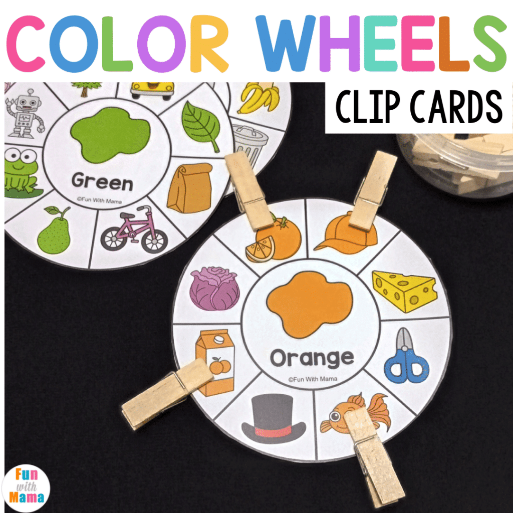 Printable Color Wheel For Preschoolers