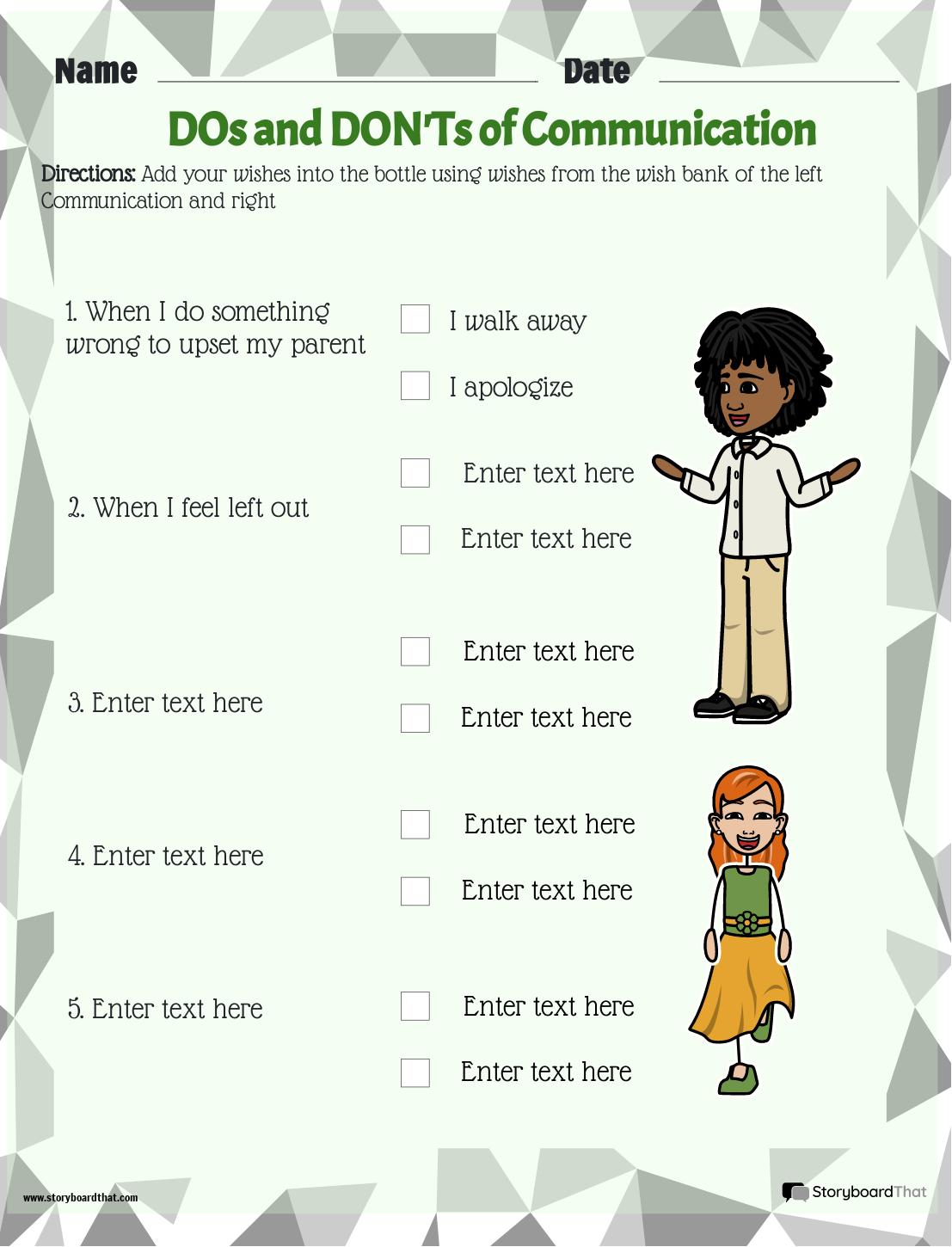 Communication Worksheets For Effective Learning Communication Worksheets For Effective Learning