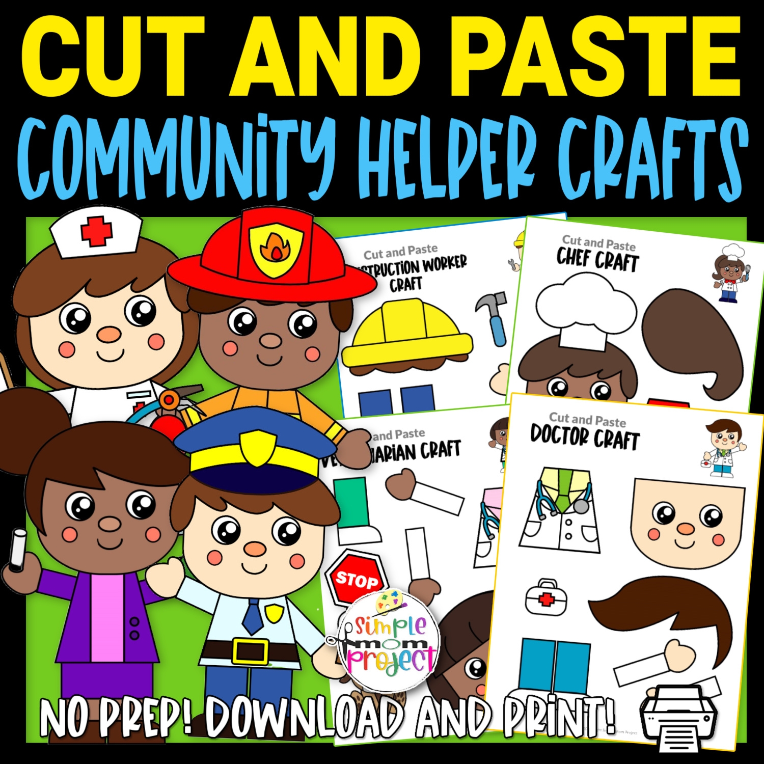 Community Helpers Preschool Crafts Printable Community Helpers Preschool Crafts Printable