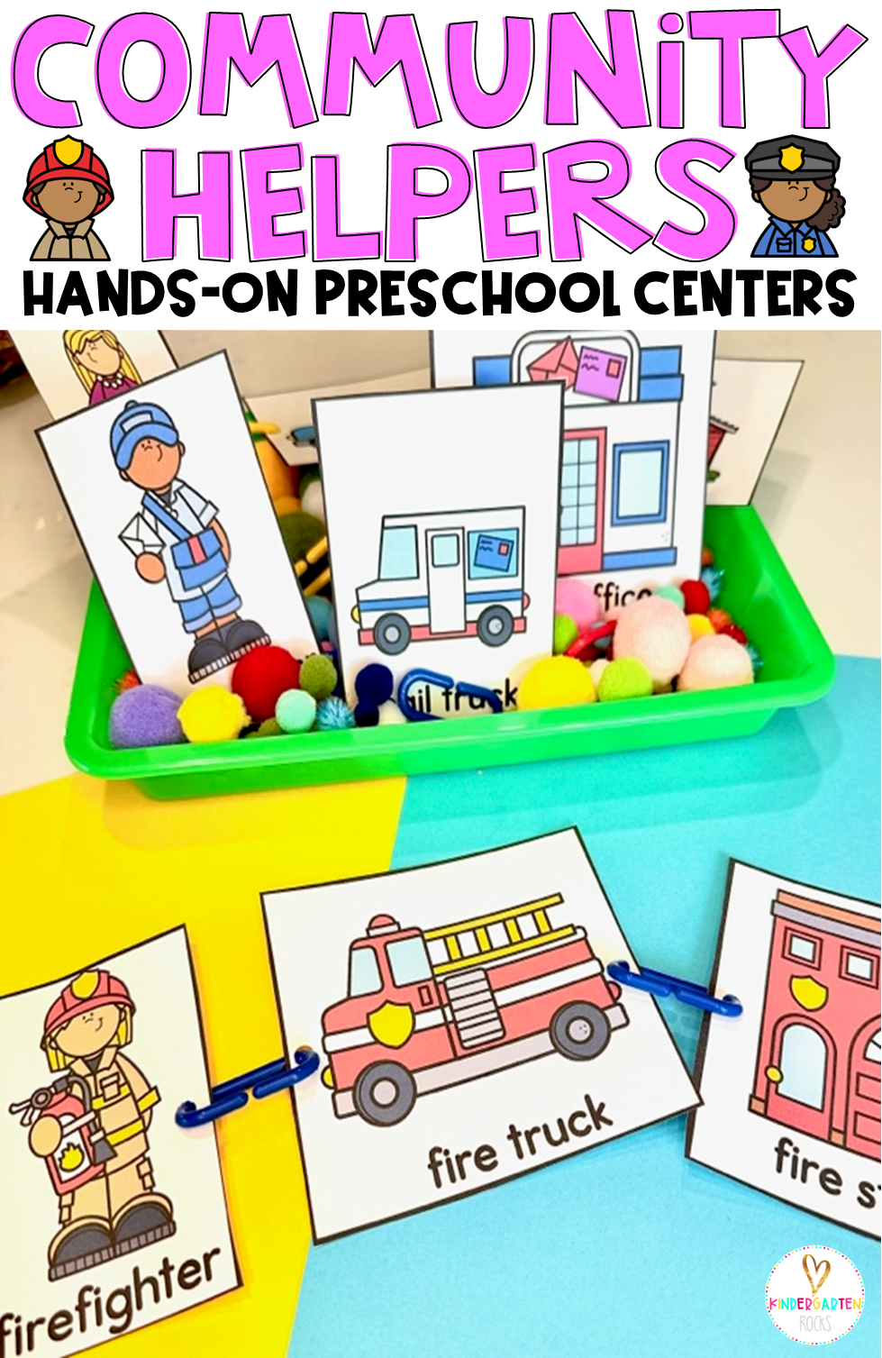 Community Helpers Printables And Centers For Preschool Kindergarten Rocks Resources Community Helpers Printables And Centers For Preschool Kindergarten Rocks Resources