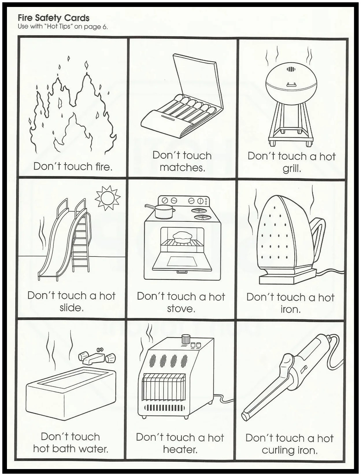 Community Safety Worksheets