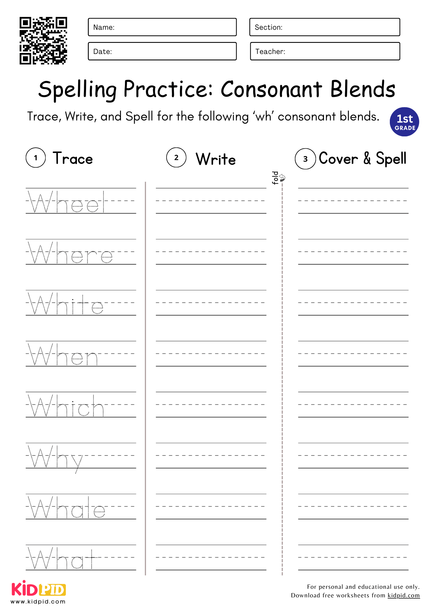 Consonant Blends Worksheet For Grade 1 Kidpid Consonant Blends Worksheet For Grade 1 Kidpid