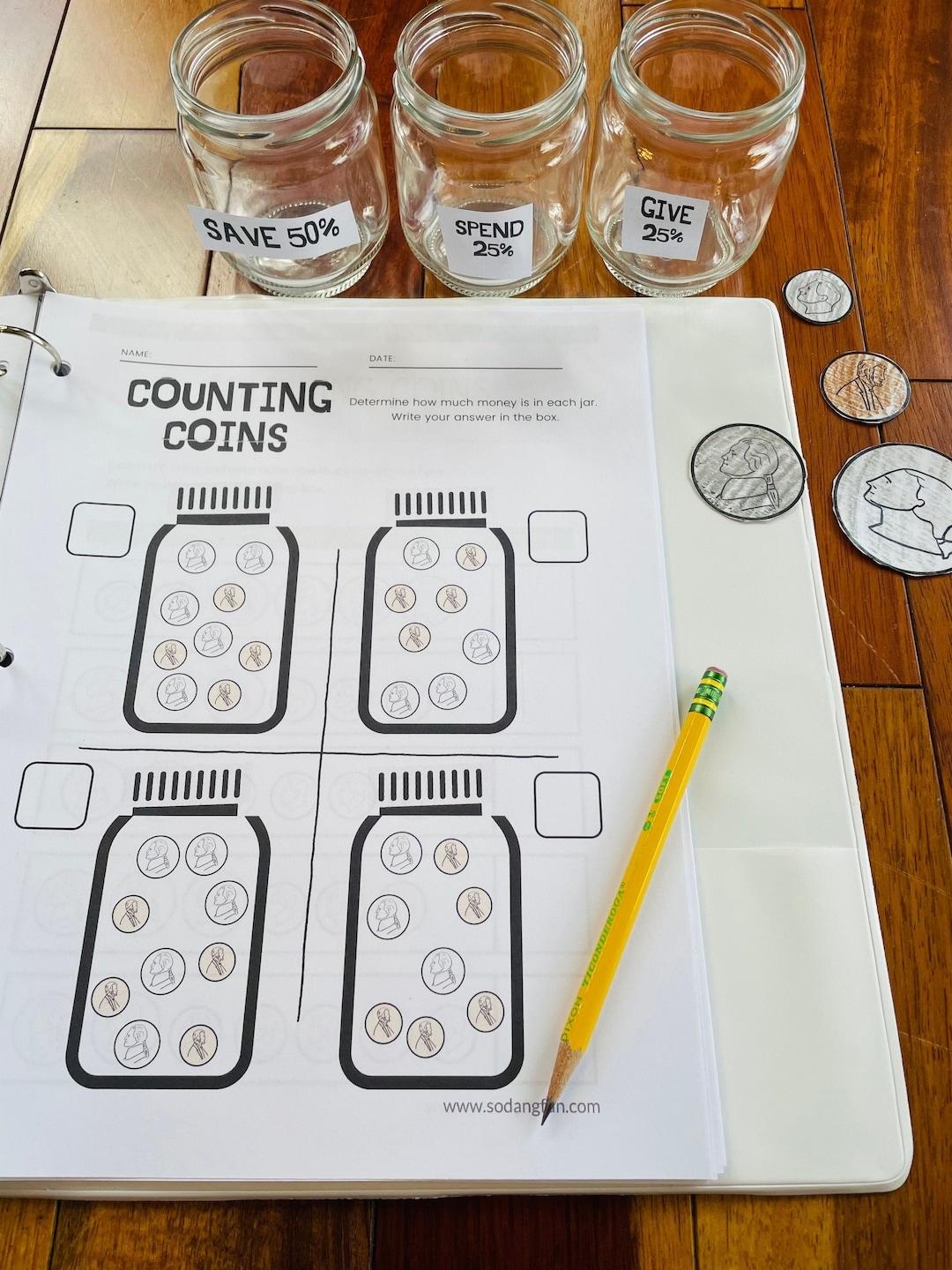 Counting Coins Worksheets Money Math Activities For Kindergarten 