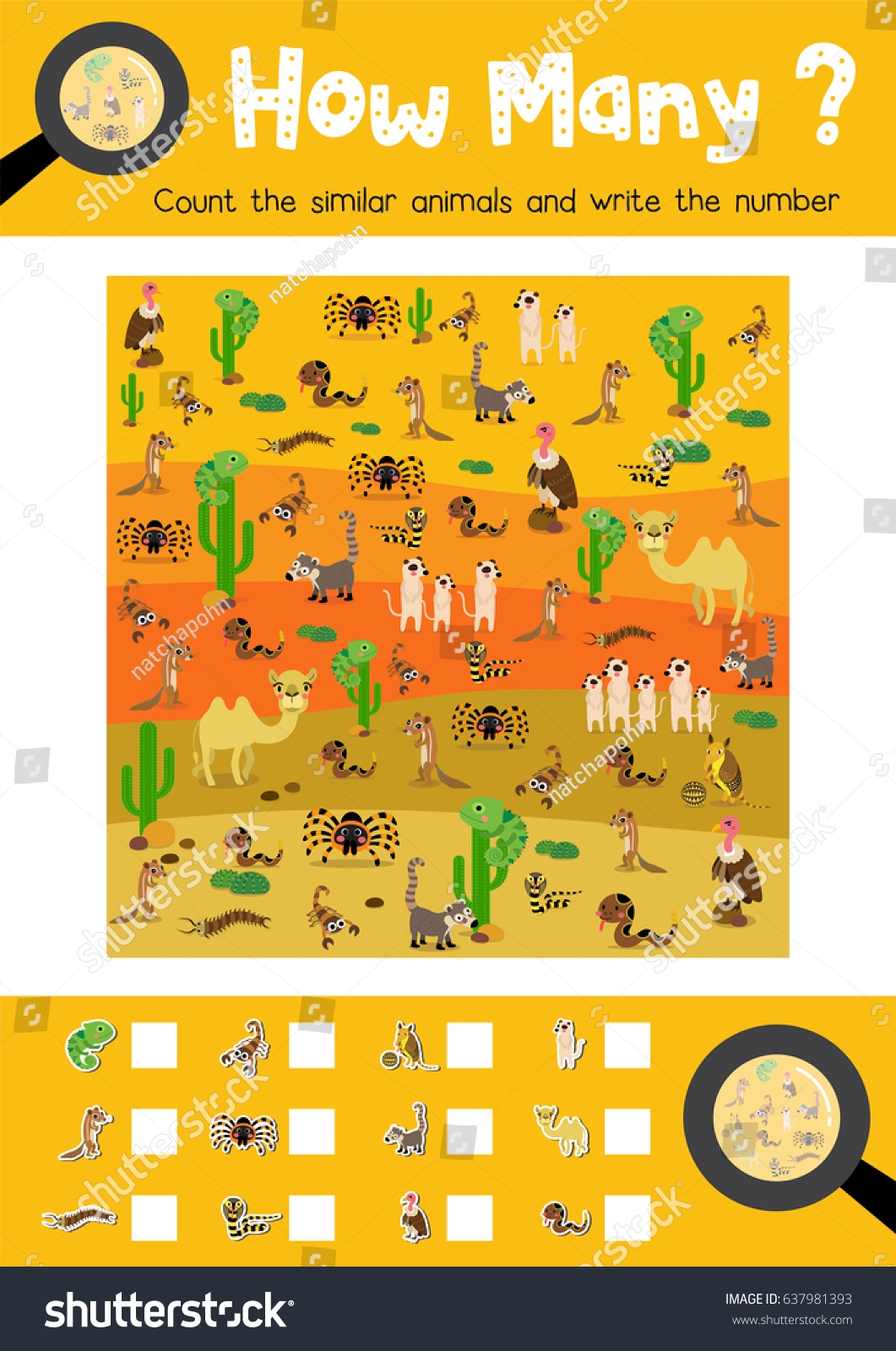 Counting Game Desert Animals Preschool Kids Stock Vector Royalty Free 637981393 Shutterstock Counting Game Desert Animals Preschool Kids Stock Vector Royalty Free 637981393 Shutterstock