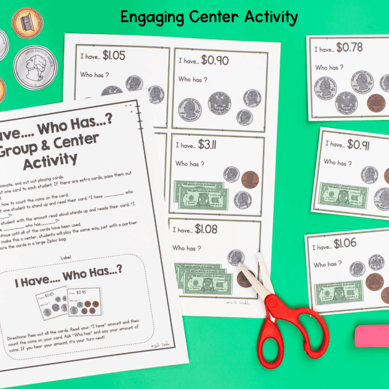 Counting Money U0026 Word Problems 2nd Grade Math Worksheets Activities Add 2 MD C 8