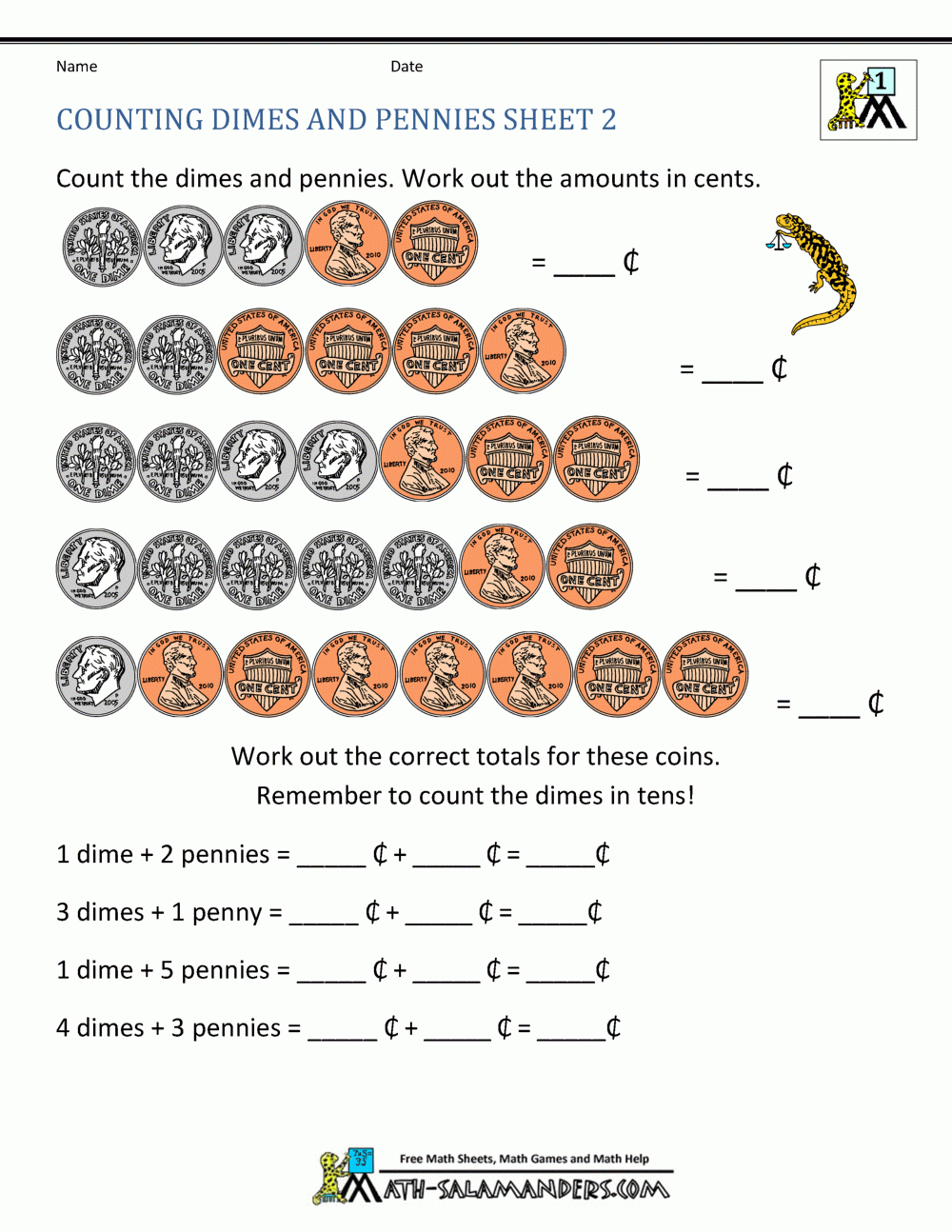 Counting Money Worksheets 1st Grade Counting Money Worksheets 1st Grade