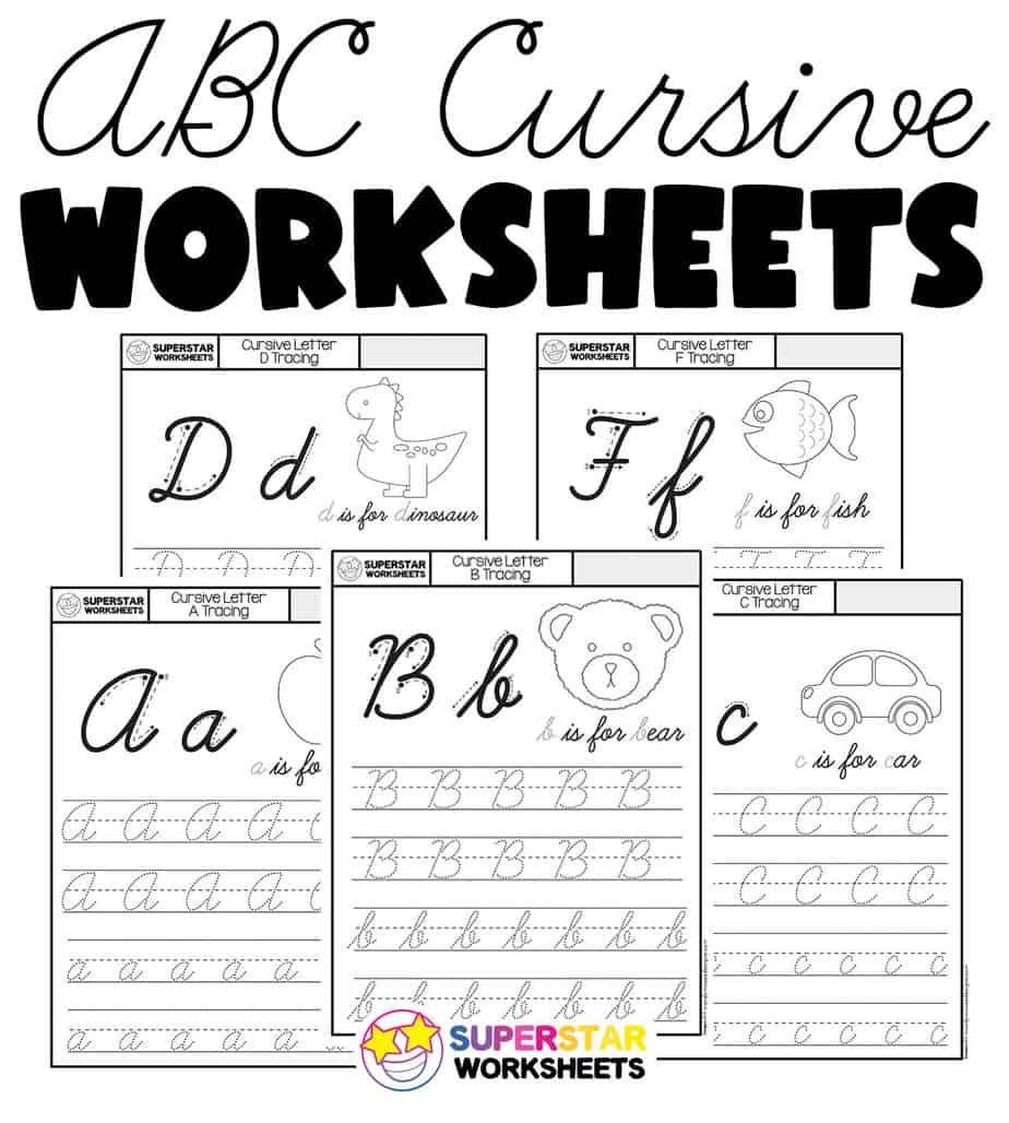 Free Printable Beginner Cursive Handwriting Worksheets