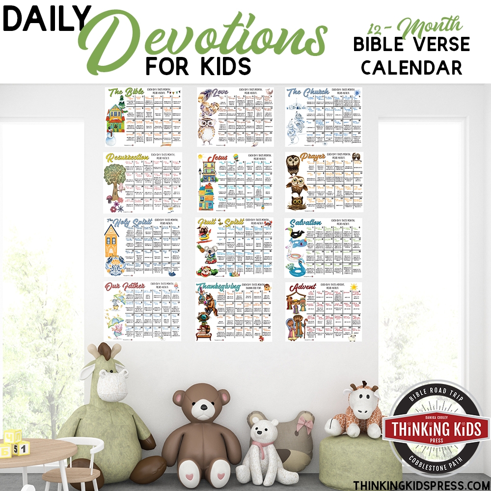 Daily Devotions For Kids A 12 Month Bible Verse Calendar For Your Family Thinking Kids Daily Devotions For Kids A 12 Month Bible Verse Calendar For Your Family Thinking Kids