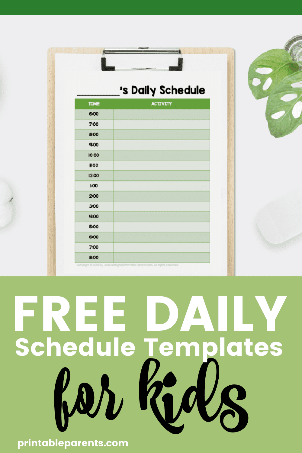 Daily Schedule Printable Preschool Daily Schedule Printable Preschool