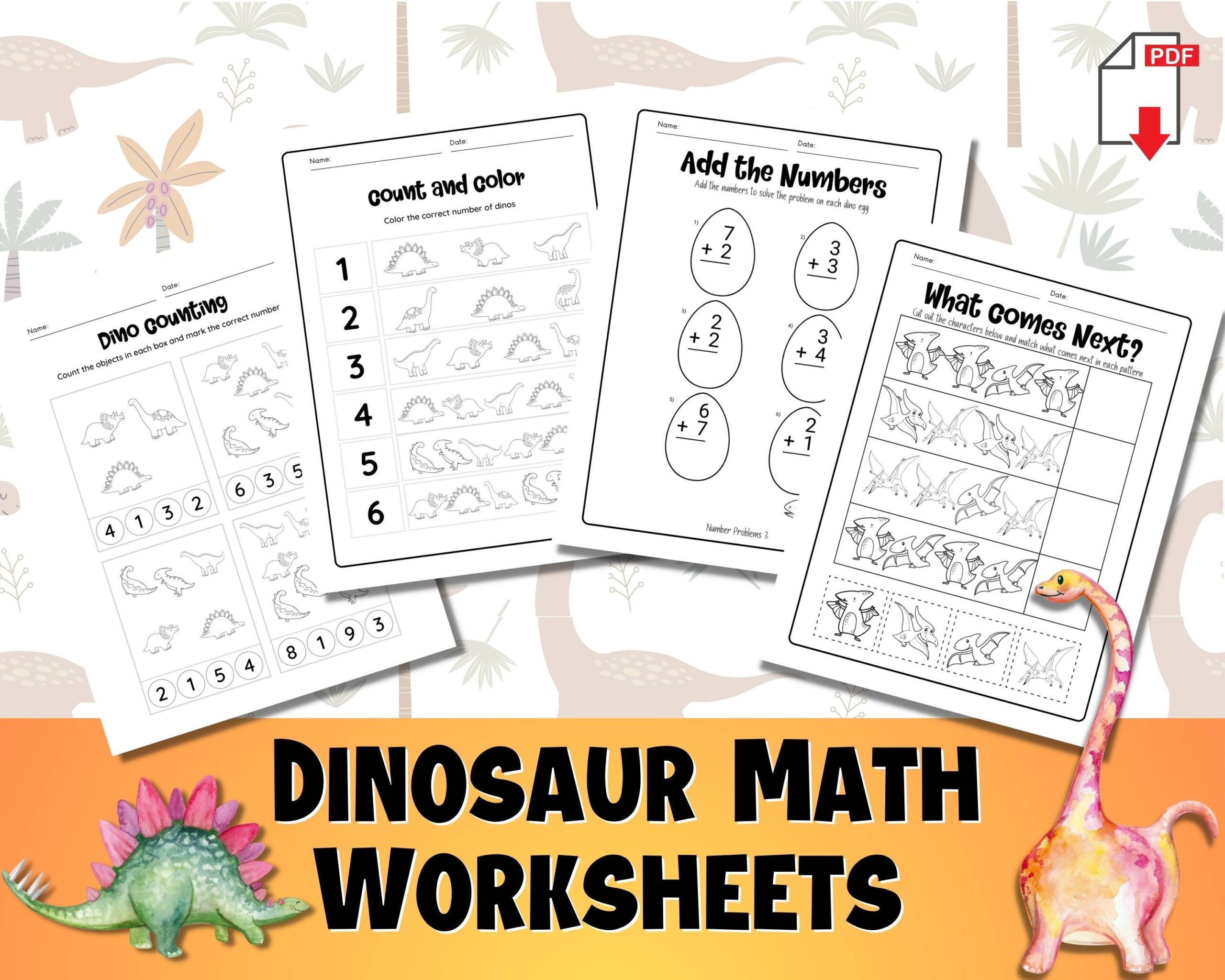 Dinosaur Printable Math Worksheets Shapes Tracing Number Worksheets Homeschool Printables Kindergarten Activities Pre k Dinosaur Worksheet Etsy Dinosaur Printable Math Worksheets Shapes Tracing Number Worksheets Homeschool Printables Kindergarten Activities Pre k Dinosaur Worksheet Etsy