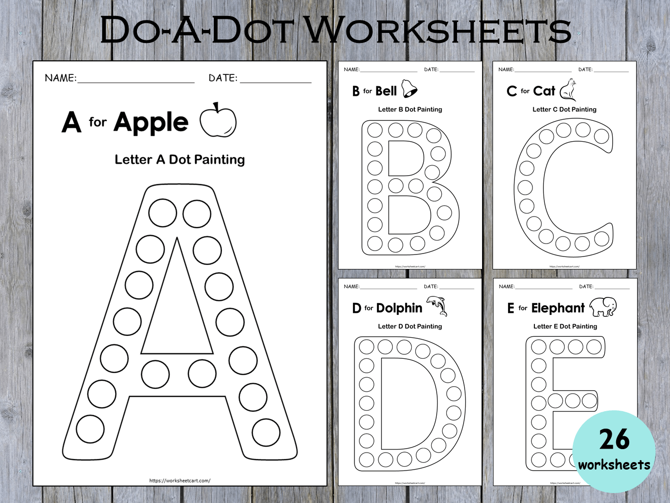 Free Printable Dot Letters For Preschool