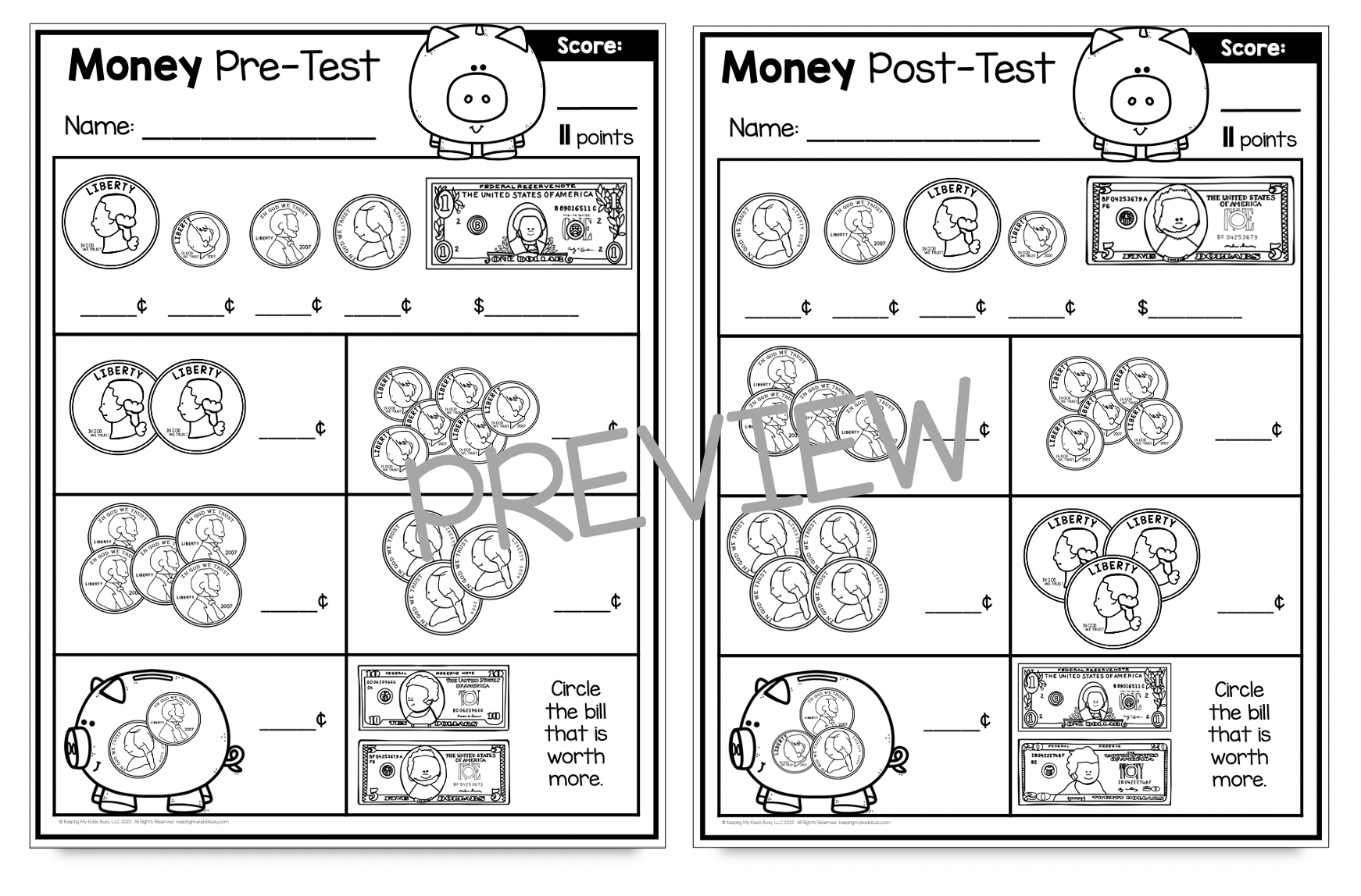 Kindergarten Math Worksheet Money Kindergarten Math Worksheet Money
