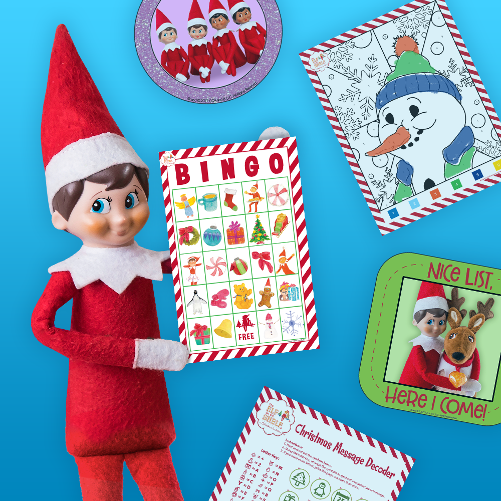 Elf Printables For Preschool