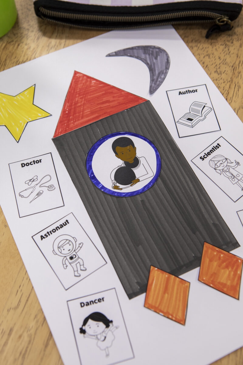 Dr Mae Jemison Cut And Paste Activity Teach Starter