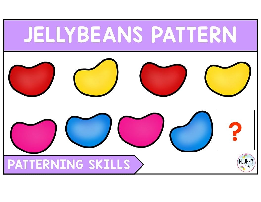 Free Printable Jelly Bean Sorting Worksheet