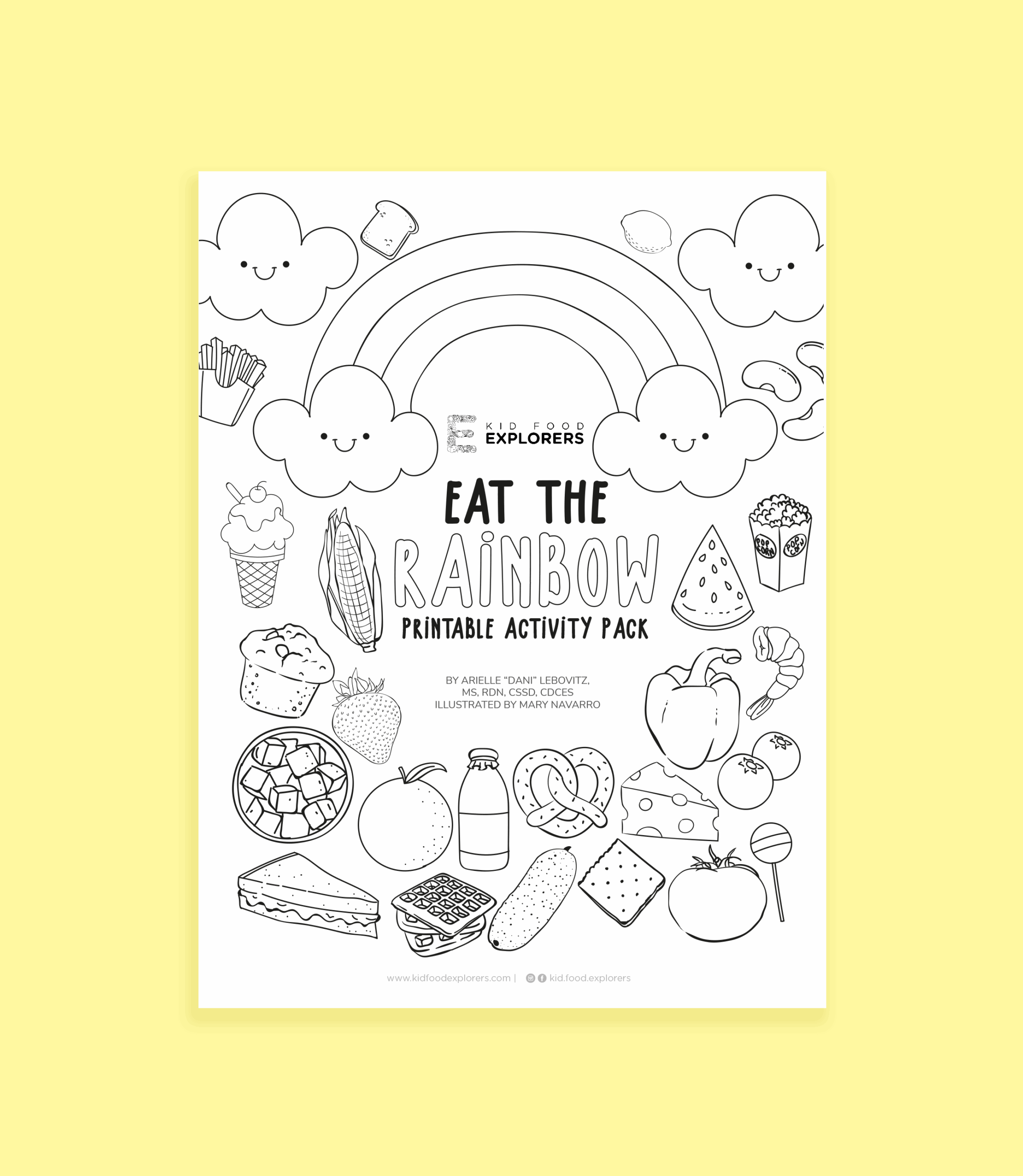 Eat The Rainbow Printable Activity Pack Eat The Rainbow Printable Activity Pack