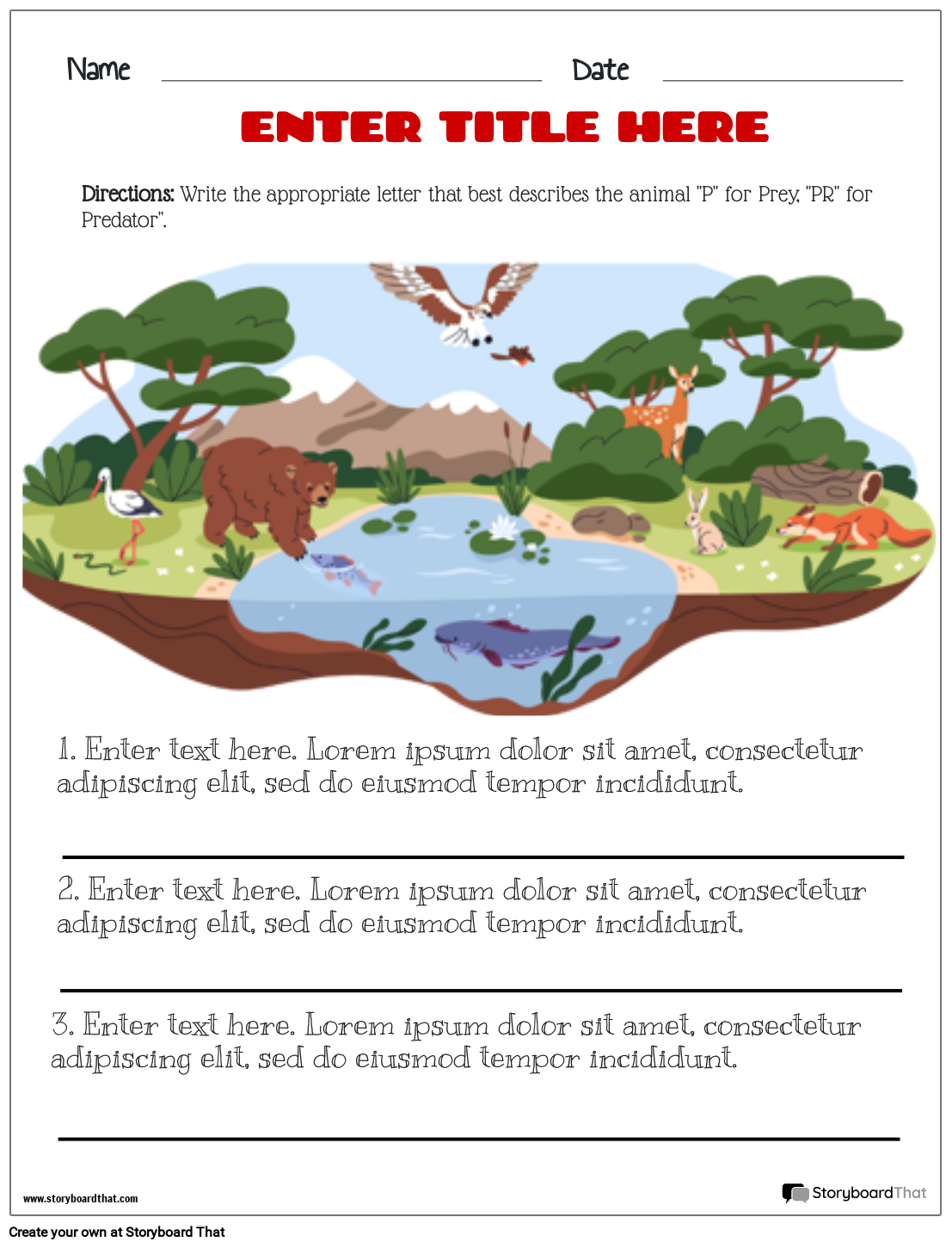 Ecosystems Worksheets For Kids Free Printable Templates Ecosystems Worksheets For Kids Free Printable Templates