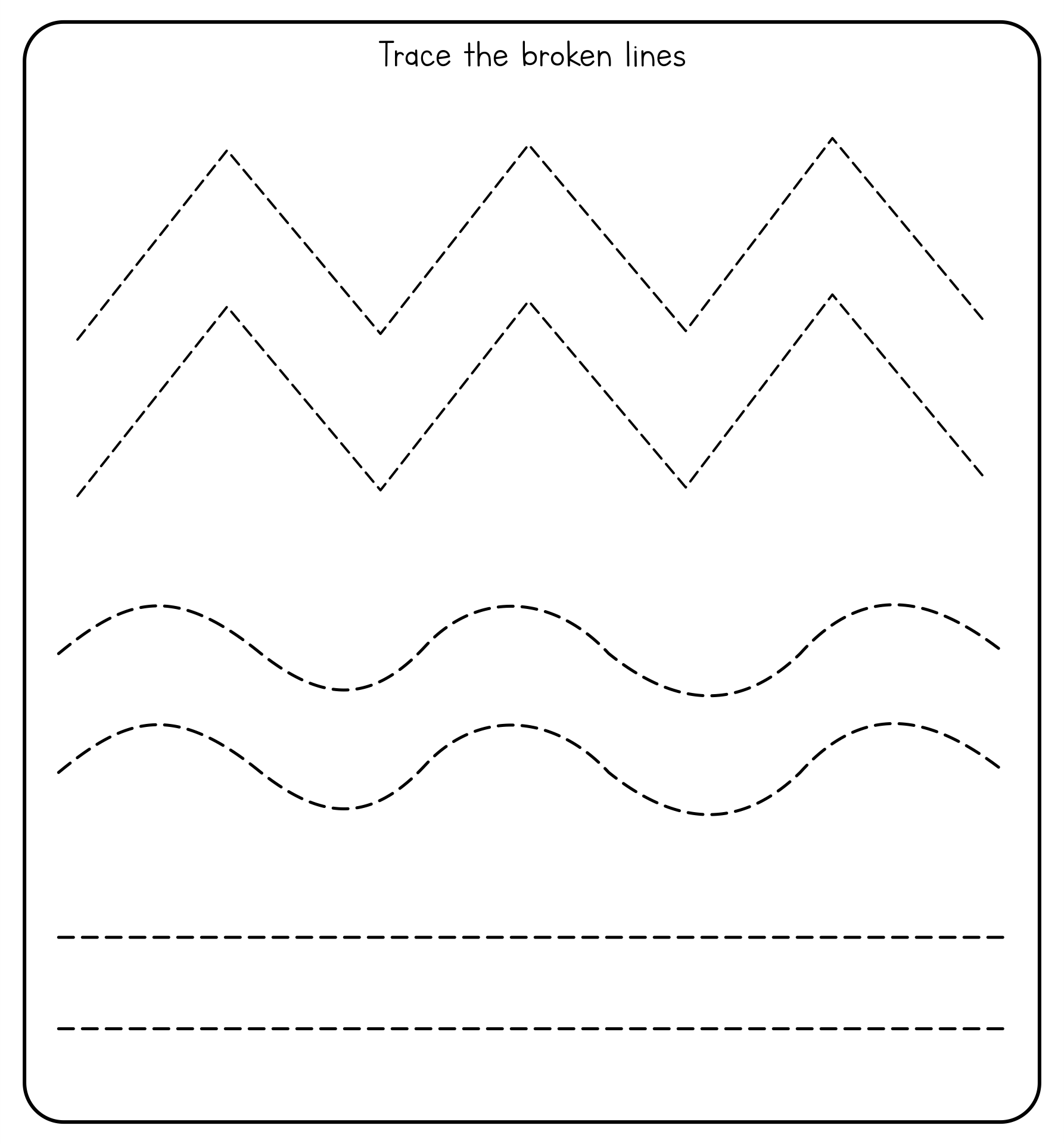 Engaging Preschool Line Tracing Worksheets For Early Learning Success Engaging Preschool Line Tracing Worksheets For Early Learning Success