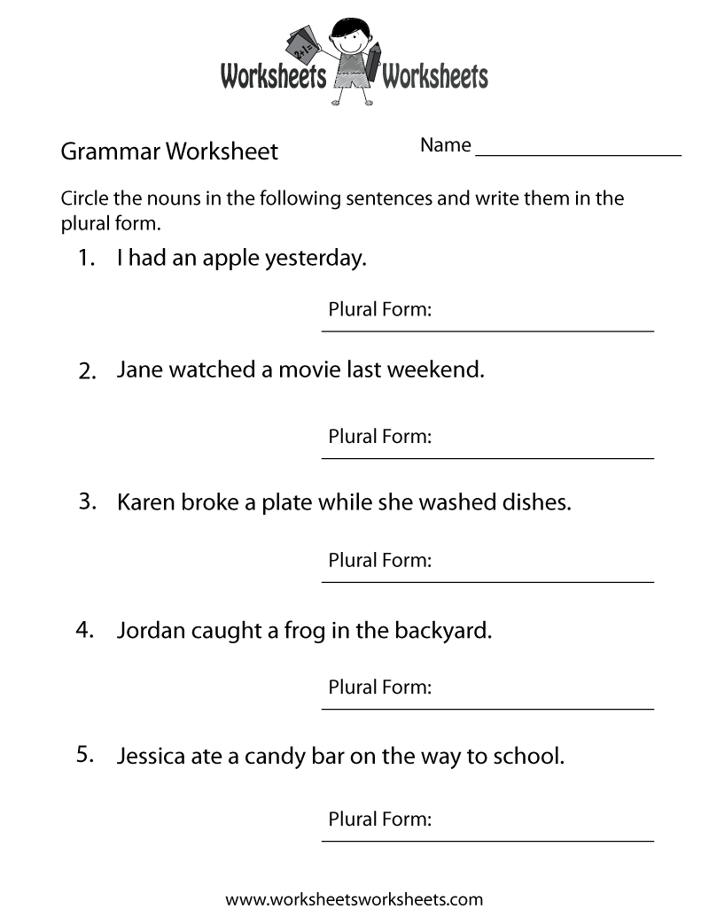 English Grammar Worksheet Worksheets Worksheets Worksheets Library English Grammar Worksheet Worksheets Worksheets Worksheets Library