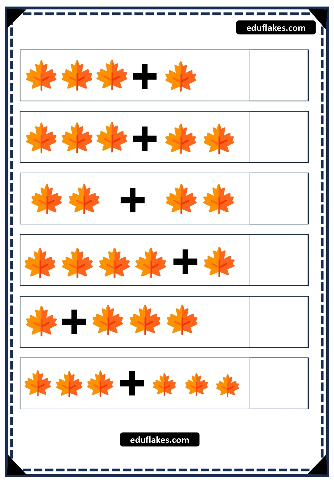 Kindergarten Math Adding Worksheets