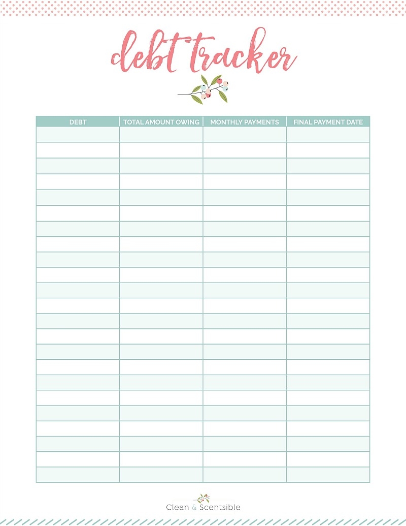 Free Printable Budget Binder Worksheets 2019