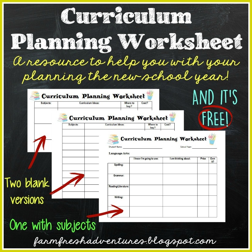 Farm Fresh Adventures Homeschool Curriculum Planning And FREE Farm Fresh Adventures Homeschool Curriculum Planning And FREE