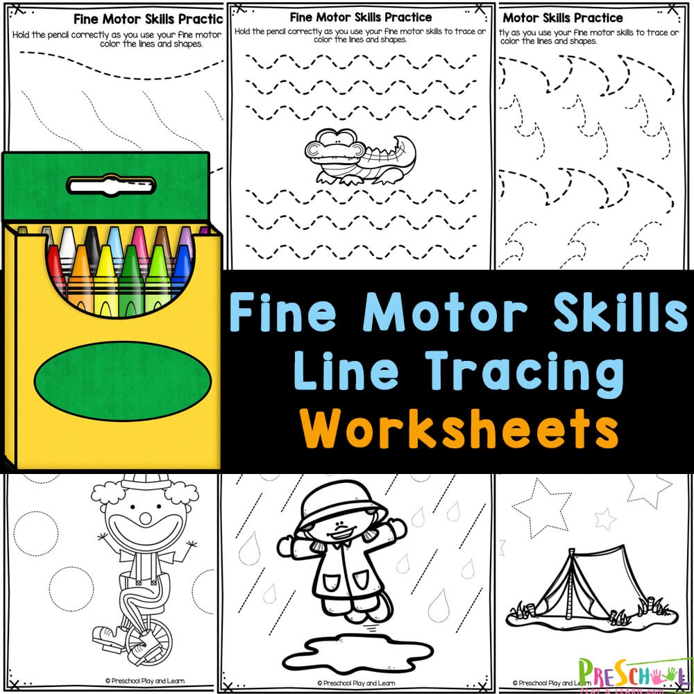 Free Printable Line Tracing Preschool Free Printable Line Tracing Preschool