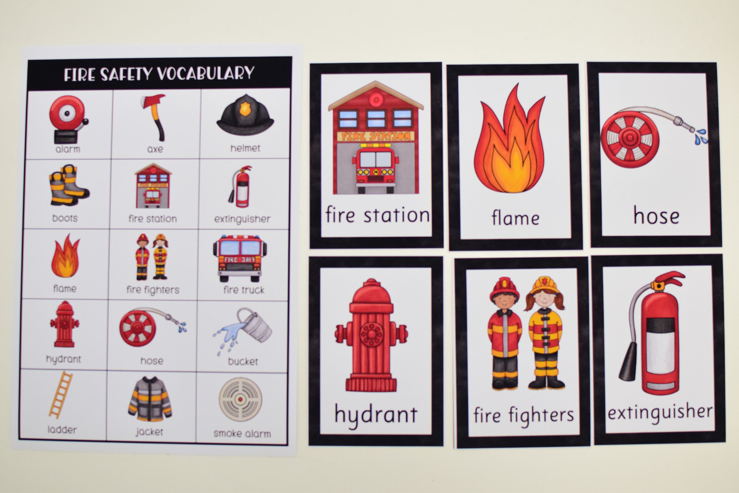 Fire Safety Themed Preschool Math And Literacy Pack The Pinay 
