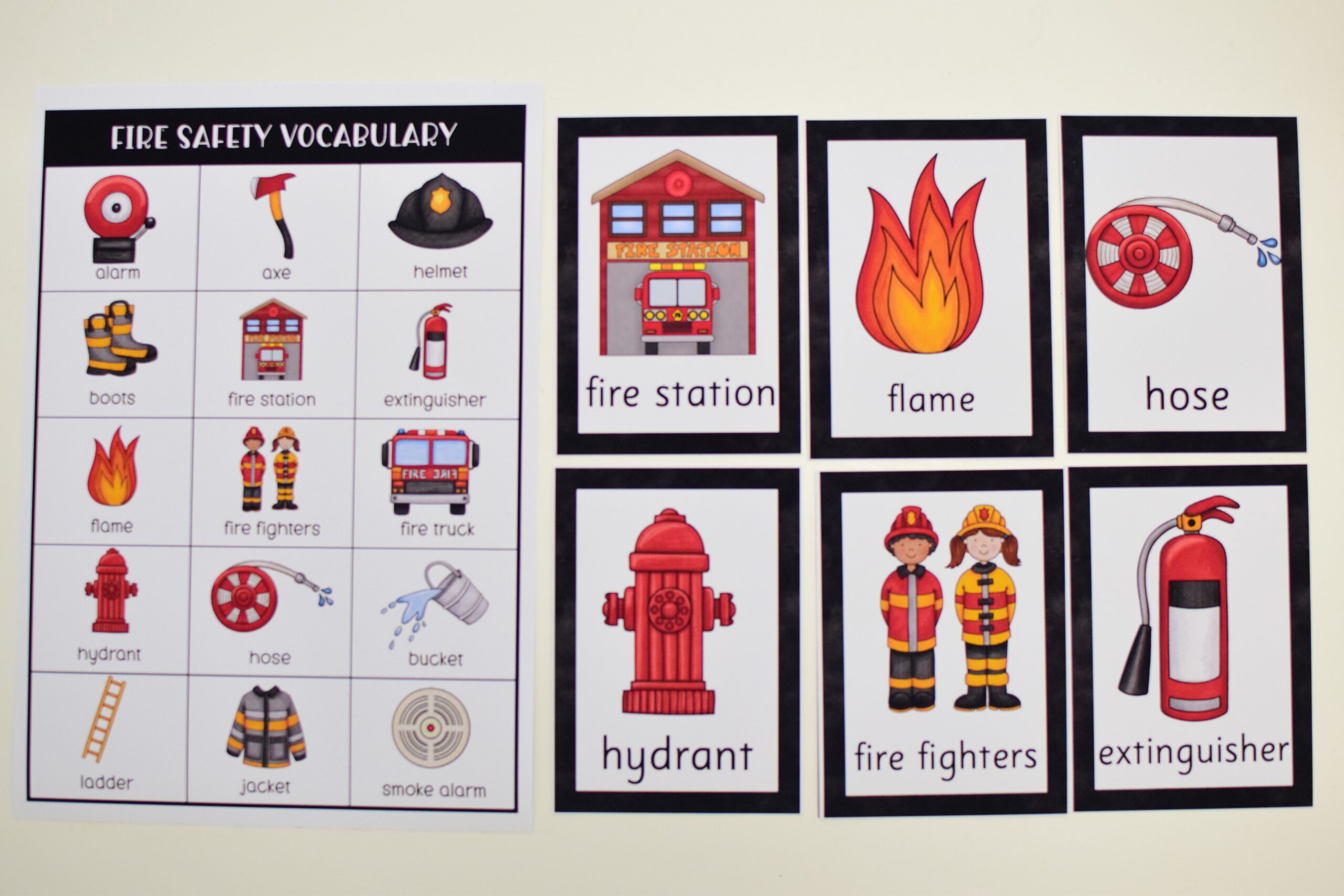 Fire Safety Themed Preschool Math And Literacy Pack The Pinay Homeschooler