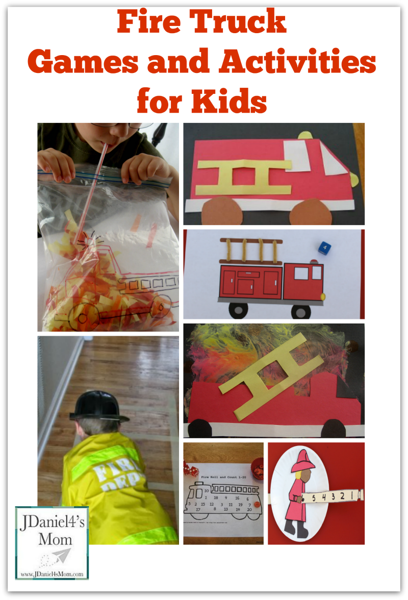 Fire Truck Printables For Preschoolers