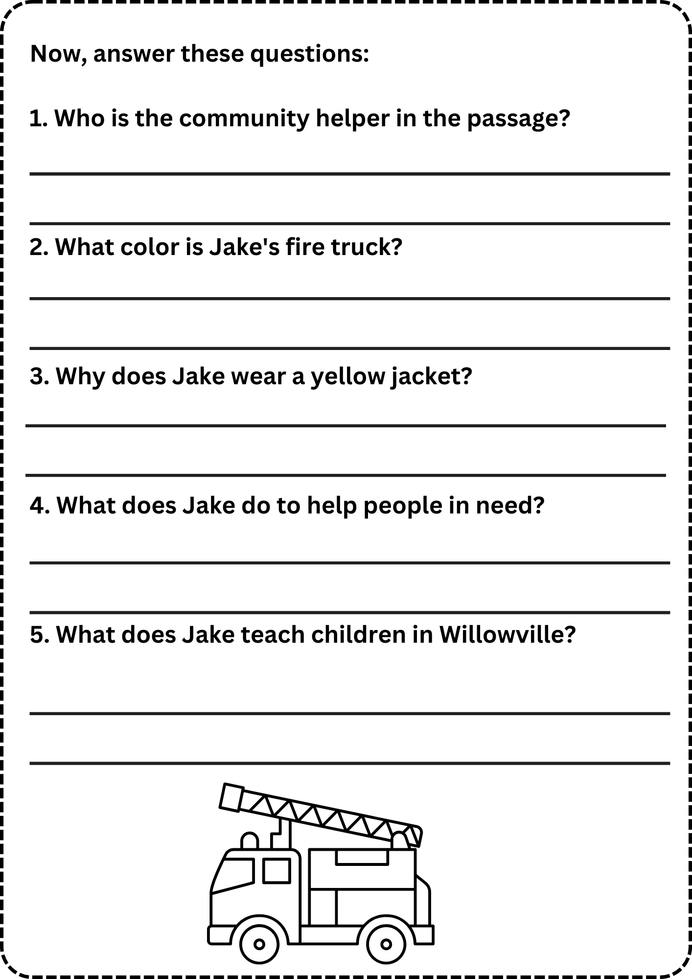 General Reading Comprehension Worksheets General Reading Comprehension Worksheets