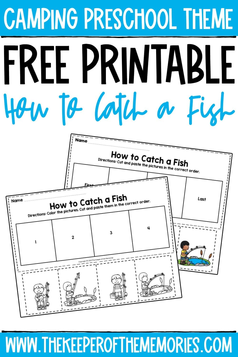 Fishing Cut And Paste Sequencing Worksheets Fishing Cut And Paste Sequencing Worksheets
