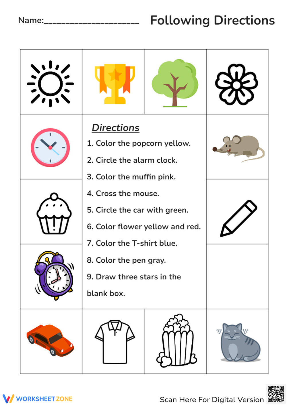 Following Directions Worksheets 2025 Following Directions Worksheets 2025