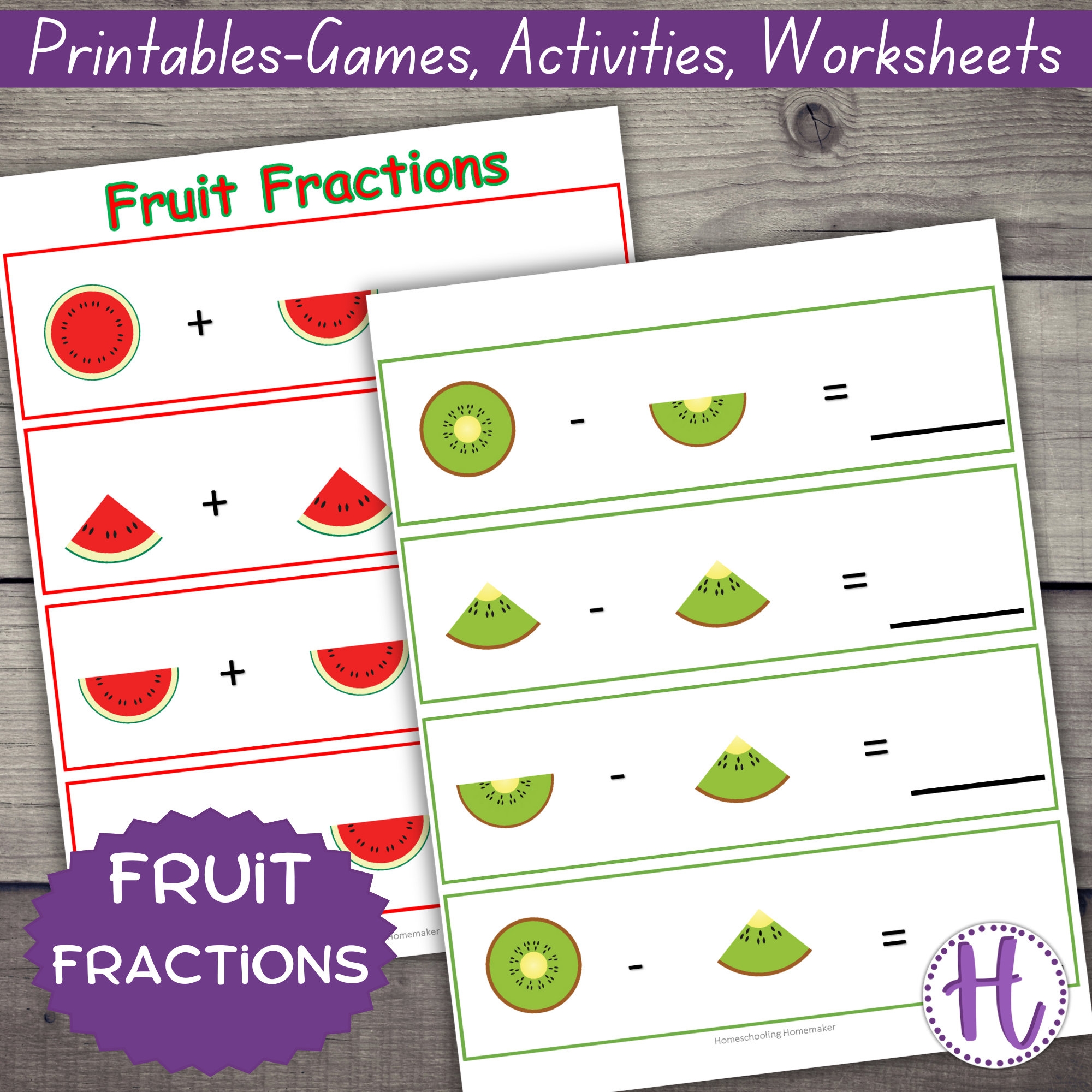 Free Printable Fun Fraction Worksheets Free Printable Fun Fraction Worksheets