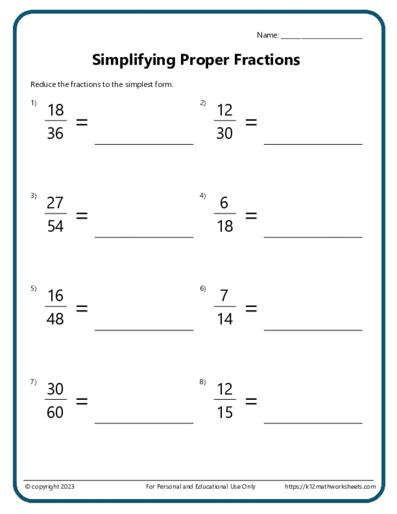 Free Printable Worksheets On Comparing Fractions Free Printable Worksheets On Comparing Fractions