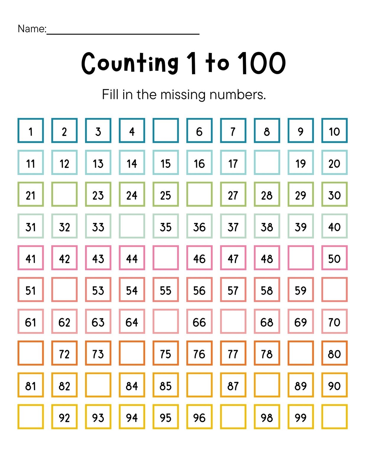 1st Grade Math Worksheet Free Printable