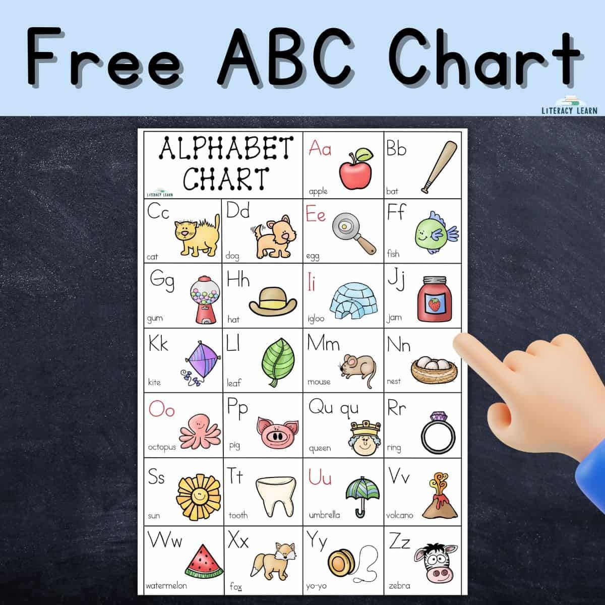 Preschool Abc Poster Printable