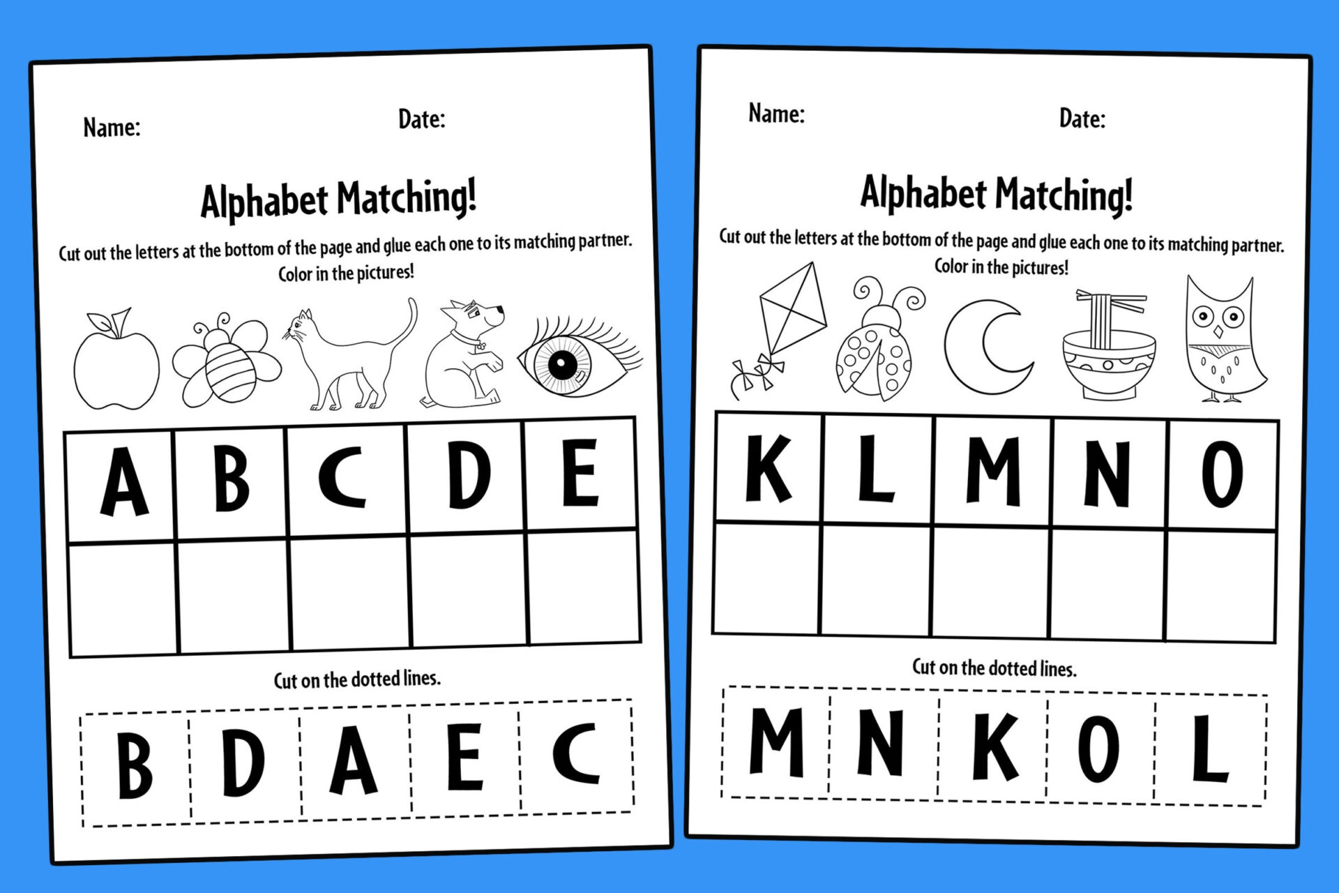 Cut And Paste Alphabet Worksheets Pdf Cut And Paste Alphabet Worksheets Pdf