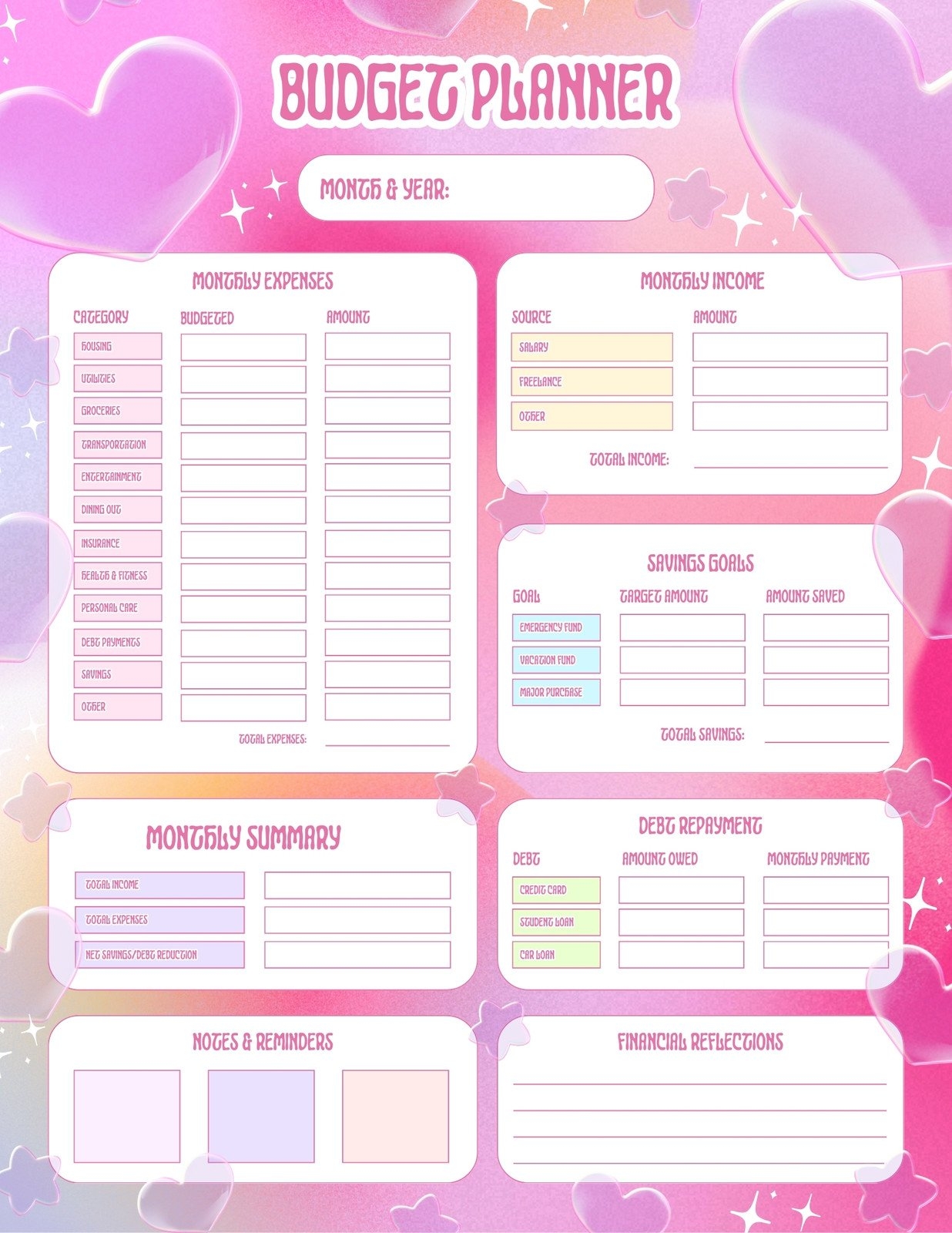 Free And Customizable Budget Templates Free And Customizable Budget Templates