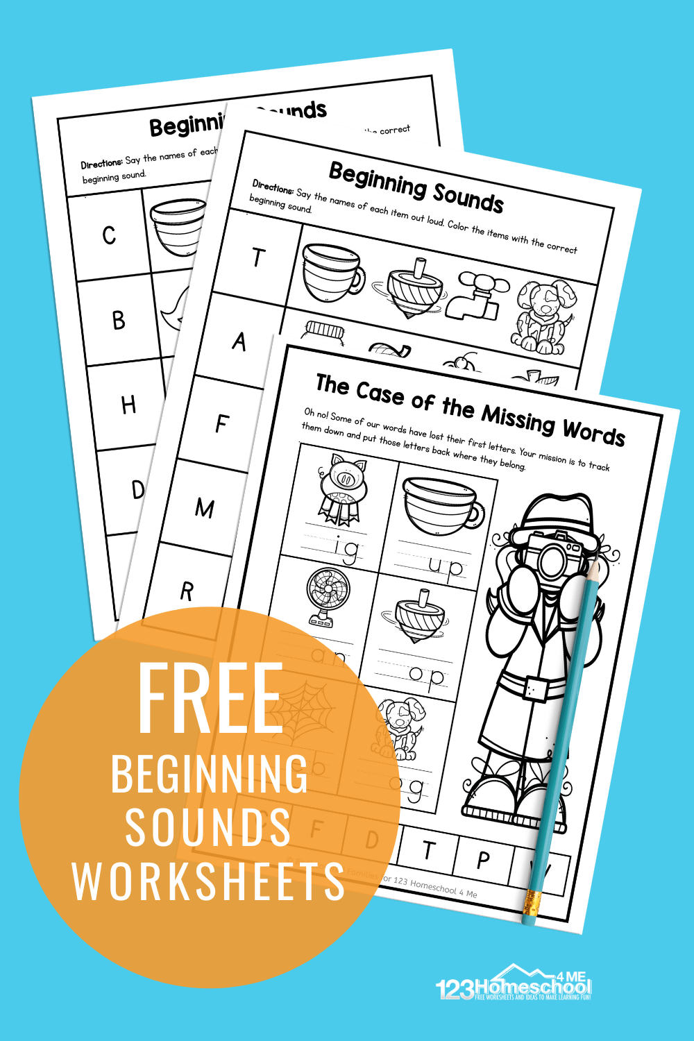 Beginning Sound Worksheets For Kindergarten Free